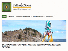 Tablet Screenshot of fallaandsons.com
